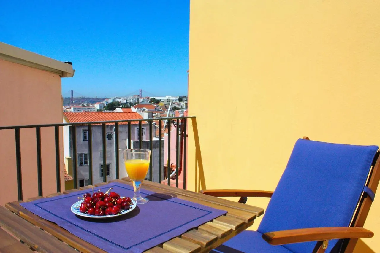 Principe Real, Hidden Terrace, Lisbon Views By Courtesy Morning location